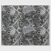 Noten en bouten cadeaupapier (Vlak)