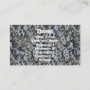 Noten en bouten en schroeven visitekaartje