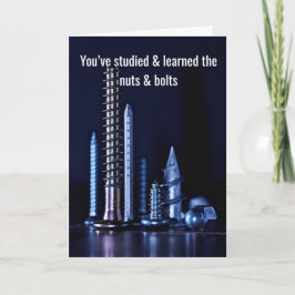 Noten en bouten, gefeliciteerd - kaart