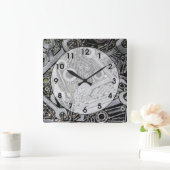 Noten en bouten vierkante klok (Huis)