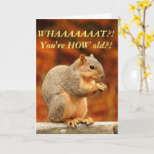 Noten! Grappige verjaardag Kaart (Gele Bloem)