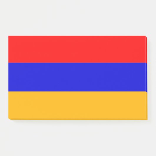 Noten met vlag van Armenië Post-it® Notes (Voorkant)