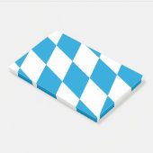 Noten met vlag van Beieren, Duitsland Post-it® Notes (Schuin)