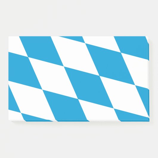 Noten met vlag van Beieren, Duitsland Post-it® Notes (Voorkant)