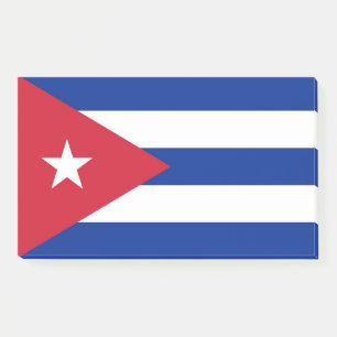 Noten met vlag van Cuba Post-it® Notes
