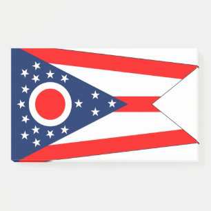 Noten met vlag van de staat Ohio, Verenigde Staten Post-it® Notes
