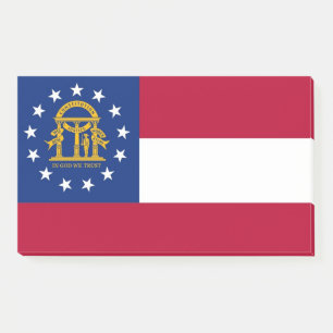 Noten met vlag van Georgië, Verenigde Staten Post-it® Notes