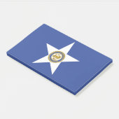 Noten met vlag van Houston, VS Post-it® Notes (Schuin)