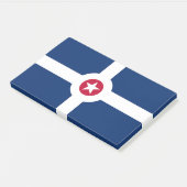 Noten met vlag van Indianapolis, Verenigde Staten Post-it® Notes (Schuin)