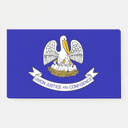 Noten met vlag van Louisiana, VS Post-it® Notes (Voorkant)