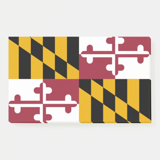 Noten met vlag van Maryland, VS Post-it® Notes (Voorkant)