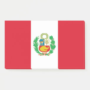 Noten met vlag van Peru Post-it® Notes