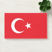 Noten met vlag van Turkije Post-it® Notes (Kantoor)