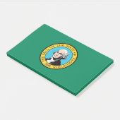 Noten met vlag van Washington, Verenigde Staten Post-it® Notes (Schuin)