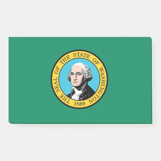Noten met vlag van Washington, Verenigde Staten Post-it® Notes (Voorkant)