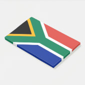 Noten met vlag van Zuid-Afrika Post-it® Notes (Schuin)