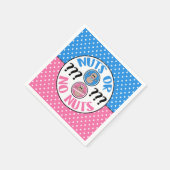 Noten of Geen Noten geslacht onthullen servetten (Hoek)