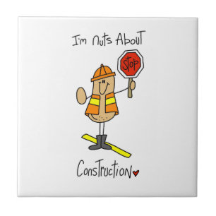 Noten over constructie T-shirts en cadeaus Tegeltje