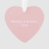 Noten over elkaar eerste Kerstmis samen Ornament (achterkant)