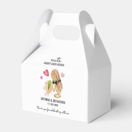 Noten over elkaar | Weddenschap Treat Favor Box Bedankdoosjes