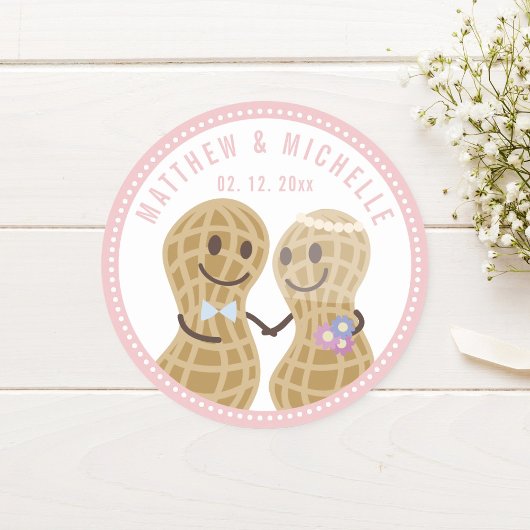 Noten over elkaars jute weddenschap ronde sticker