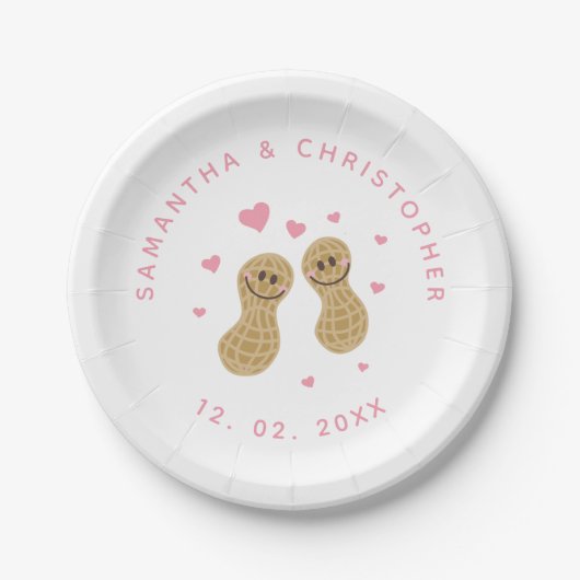 Noten over elke andere grappige bruiloft papieren bordje (Voorkant)