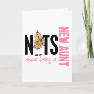 Noten over het Zijn een Nieuwe Tante 1 Roze Kaart
