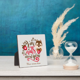 noten over je eekhoorn fotoplaat