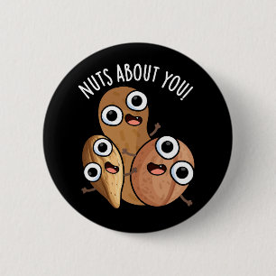 Noten over jou Grappige noten woordgrappen Donkere Ronde Button 5,7 Cm