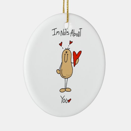 Noten over jullie T-shirts en cadeautjes Keramisch Ornament (Rechts)