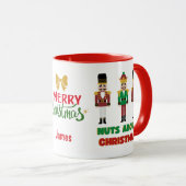 Noten over kerst notenkraker Mok (Voorkant rechts)