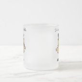 Noten over mijn man T-shirts en cadeautjes Matglas Koffiemok (Center)