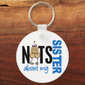 Noten over mijn zuster 1 BLUE Sleutelhanger (Voorkant)