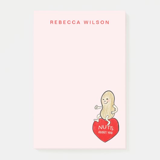 Noten over u aangepaste gepersonaliseerde Valentij Post-it® Notes (Voorkant)