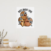 Noten Verliefd Op Jou Grappige Noten Woorden  Poster (Keuken)