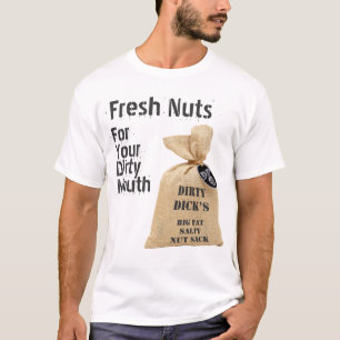 Noten, vers (wit) t-shirt