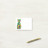 Noten voor regenboogkatten post-it® notes (Op bureau)