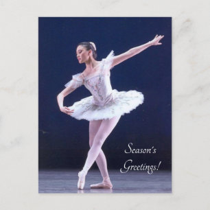 notenkraker ballerina feestdagenkaart