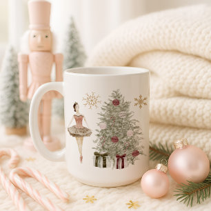 Notenkraker Ballerina Gepersonaliseerde Kerst Mok