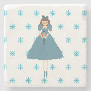 Notenkraker Ballet Ballerina Fairy Illustratie Stenen Onderzetter