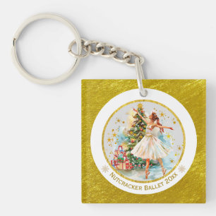 Notenkraker Ballet Ballerina - Kerst Cadeau Sleutelhanger