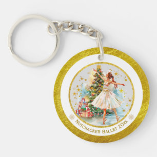 Notenkraker Ballet Ballerina - Kerstsouvenir Sleutelhanger