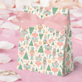 Notenkraker Ballet en feeën op Cream Achtergrond Bedankdoosjes