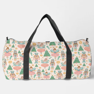 Notenkraker Ballet en feeën op Cream Achtergrond Plunjezak