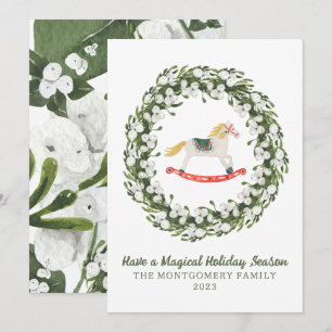 Notenkraker Ballet Groen Kerstmis Kaart