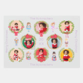 Notenkraker Ballet Kerstfoto inpakpapier (Voorkant)