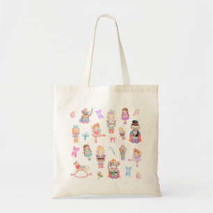 Notenkraker Ballet Pastelpatroon Tote Bag