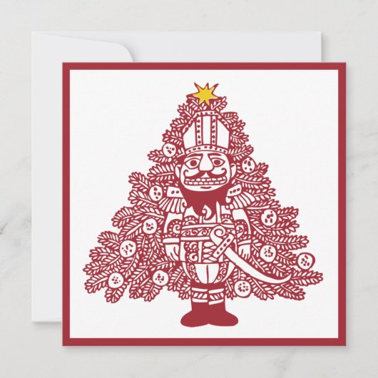 Notenkraker Ballet prestatie uitnodiging (Voorkant)