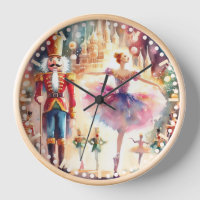 Notenkraker Ballet Waterverf Kerstballerina