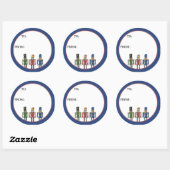 Notenkraker Bigfoot Ronde Sticker (Vel)